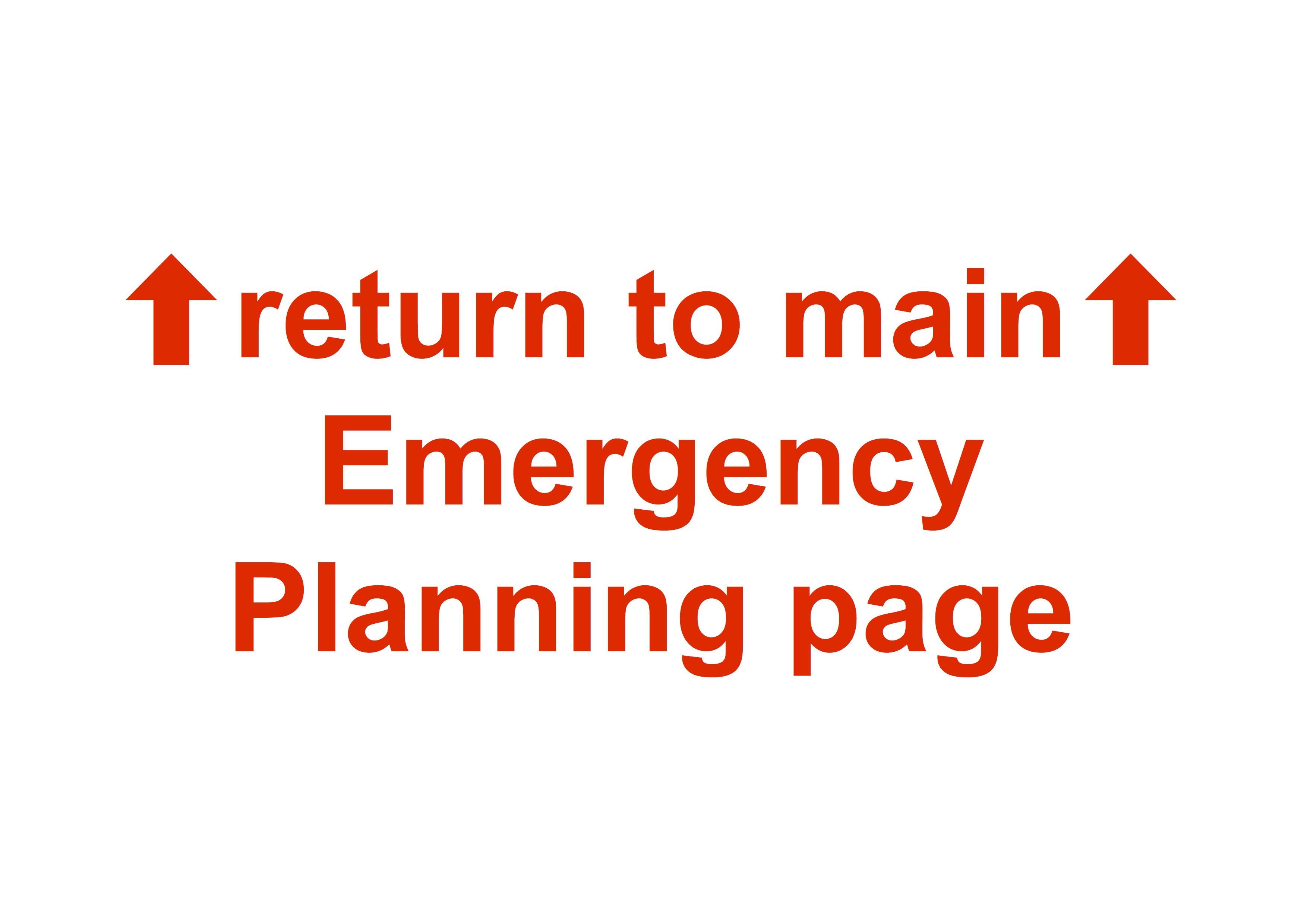 Click here to return to the main «Emergency Planning» page