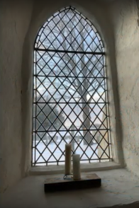 210214 Farnham snow view thro window