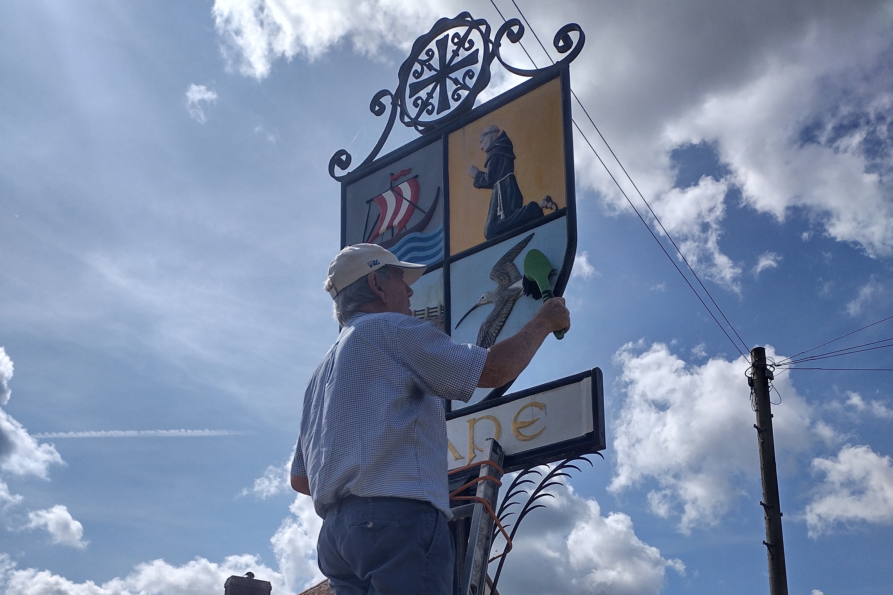 TLC for the Village Sign