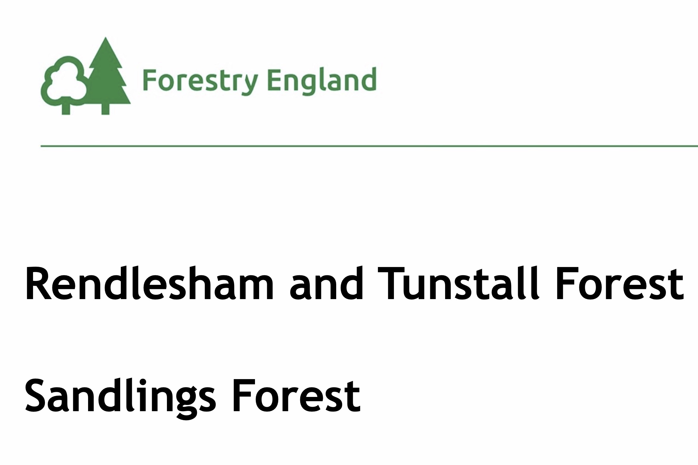 Rendlesham/Tunstall Forest Ten-Year Plan