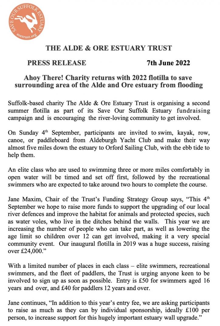 220904 Ahoy There AOET press release p1of2
