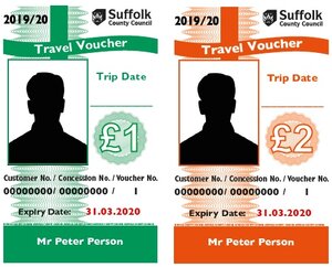 examples of Suffolk CC travel vouchers