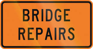 Bridge repairs, 3rd to 7th August