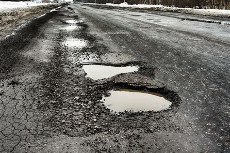 Report a pothole / make insurance claim